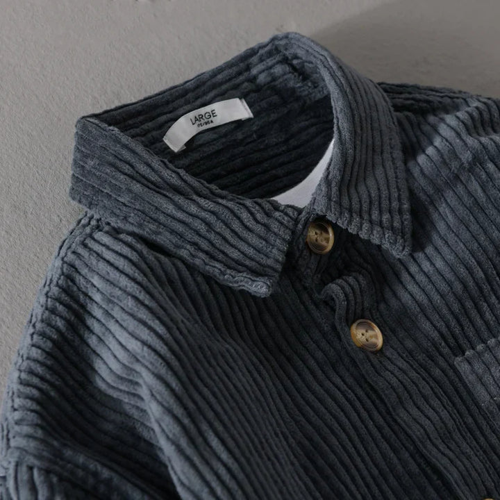 Egor - elegantes cord-herrenhemd