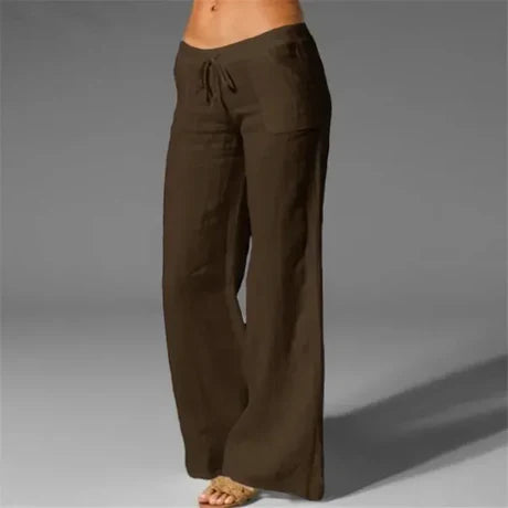 Weiße leinenhose - Anna