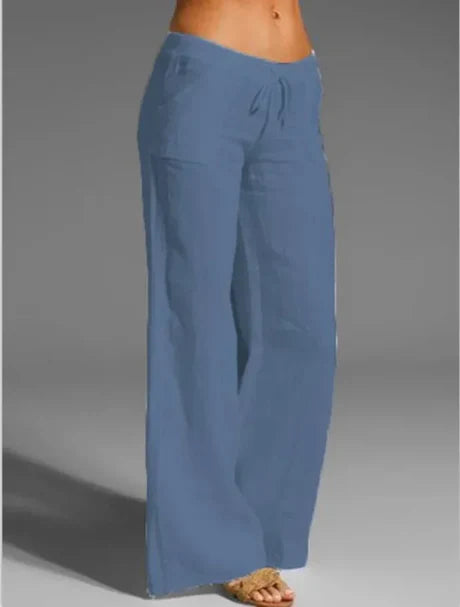 Weiße leinenhose - Anna