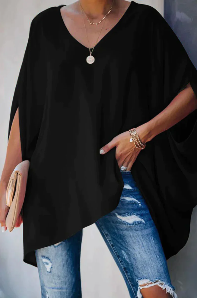 Elegante weite damenbluse für den sommer