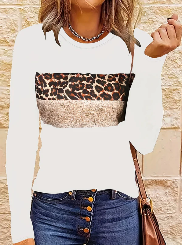 Emmi | das schicke langarmshirt mit leopardenprint