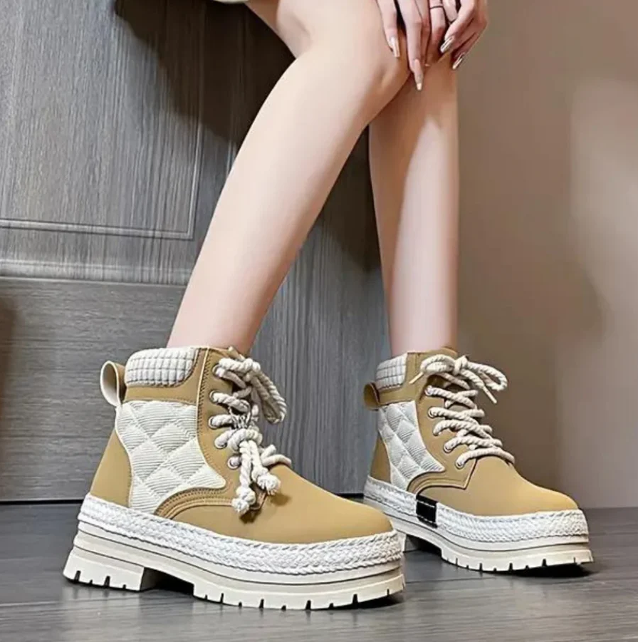 Warme und gemütliche stiefeletten für damen