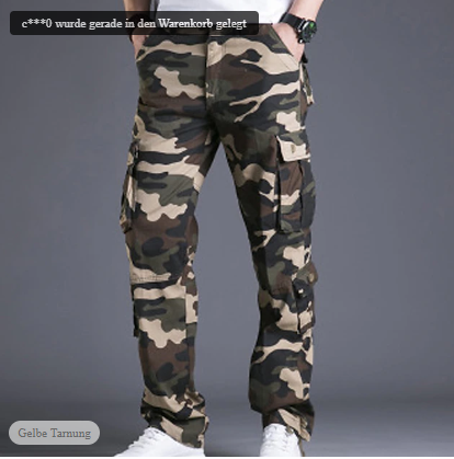 David – stylische cargohose für herren