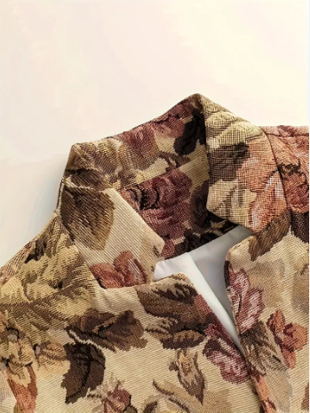 Vintage-blazer mit blumen von Remy