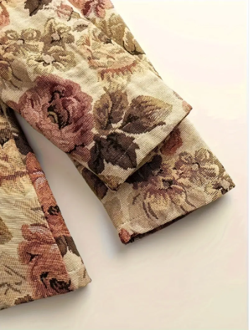 Vintage-blazer mit blumen von Remy