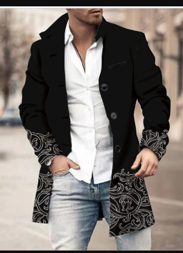 Rylan – lange daunenjacke mit karomuster