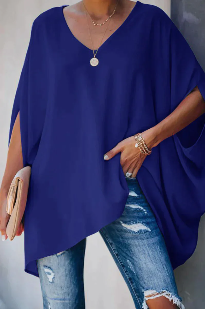 Elegante weite damenbluse für den sommer