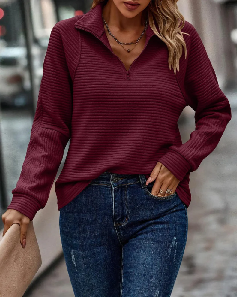 Eleganter damenpullover mit v-ausschnitt - Scarlett