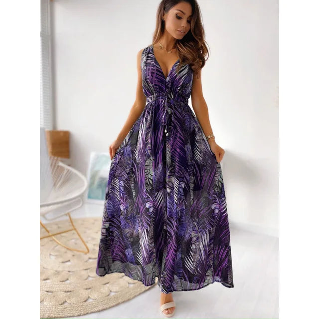 Tropisches paradies maxikleid - Julia
