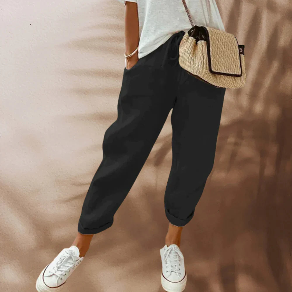 Lassigs und stilvolle leinenhose - tracey
