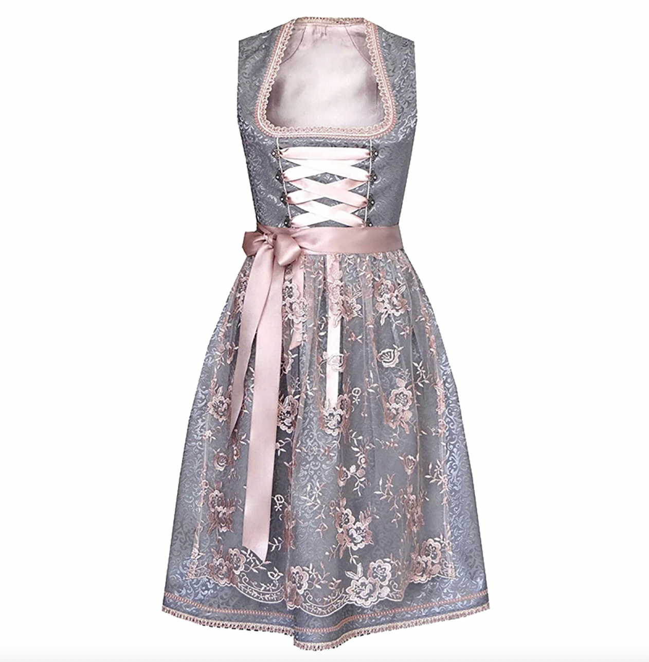 Einzigartige Tracht für Damen mit Schürze und Bluse