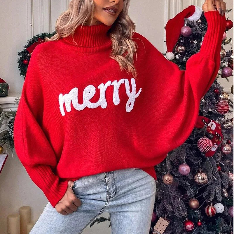 Emerie – warmer festlicher rollkragenpullover für damen