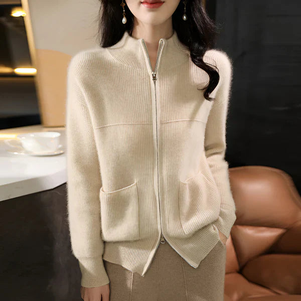 Norberta – kuschelige und stylische wolljacke