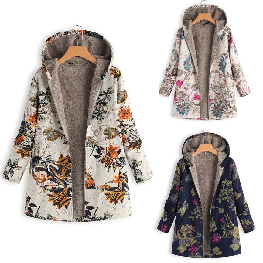 Daniela - gemusterte jacke im vintage-stil