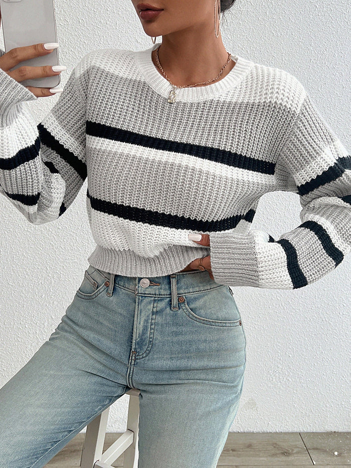 Tabitha - strickpullover damen rundhals