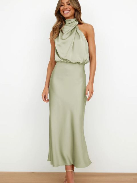 Weißes maxi-blusenkleid - Maria