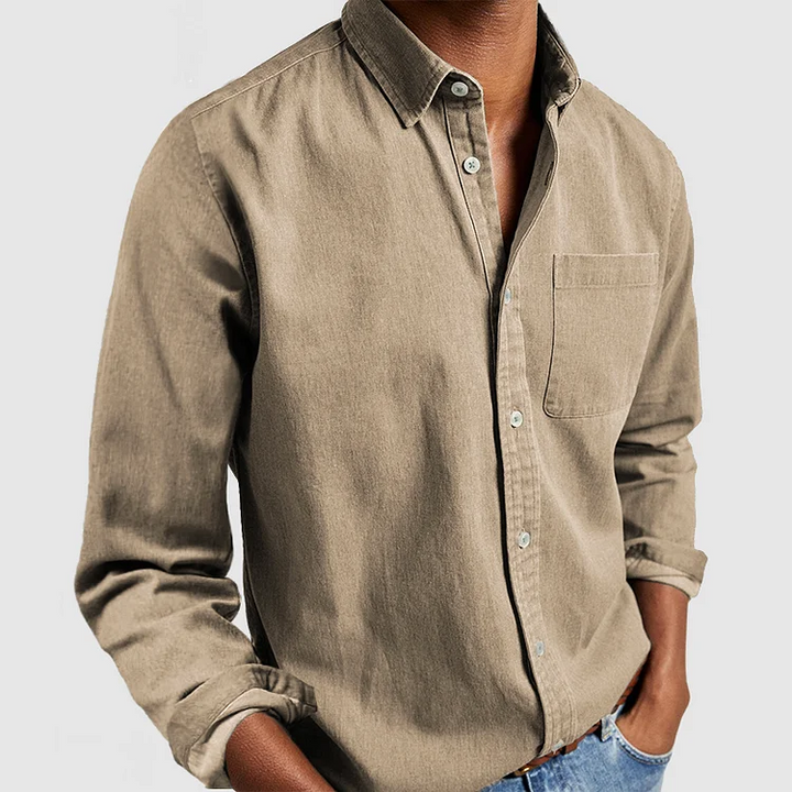 Maxime - lässiges herrenhemd im entspannten und dennoch eleganten design
