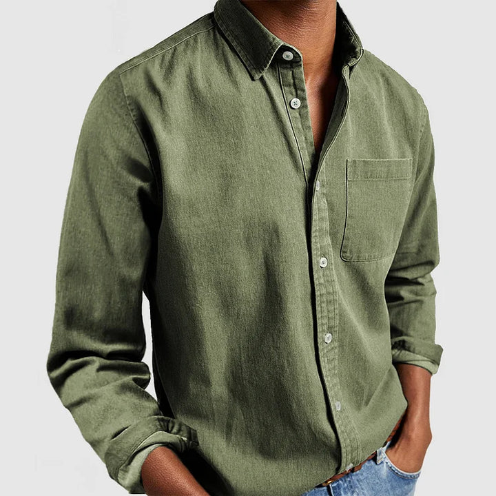 Maxime - lässiges herrenhemd im entspannten und dennoch eleganten design