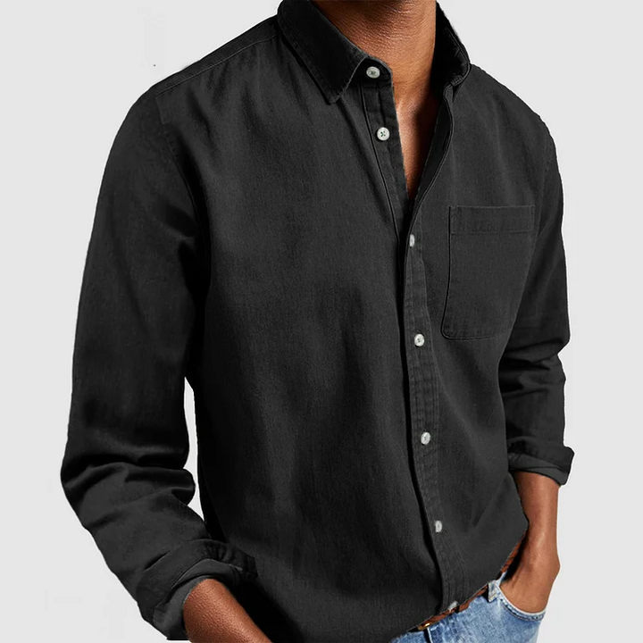 Maxime - lässiges herrenhemd im entspannten und dennoch eleganten design