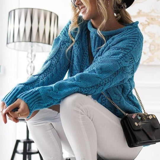 Monci | blauer pullover