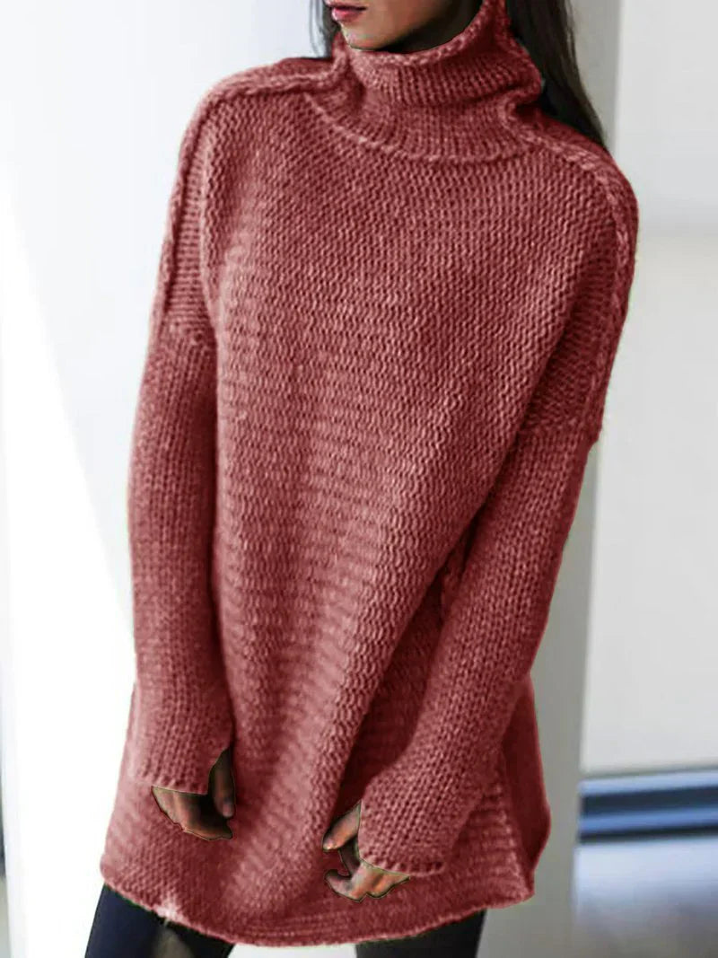 Indira – großer rollkragenpullover