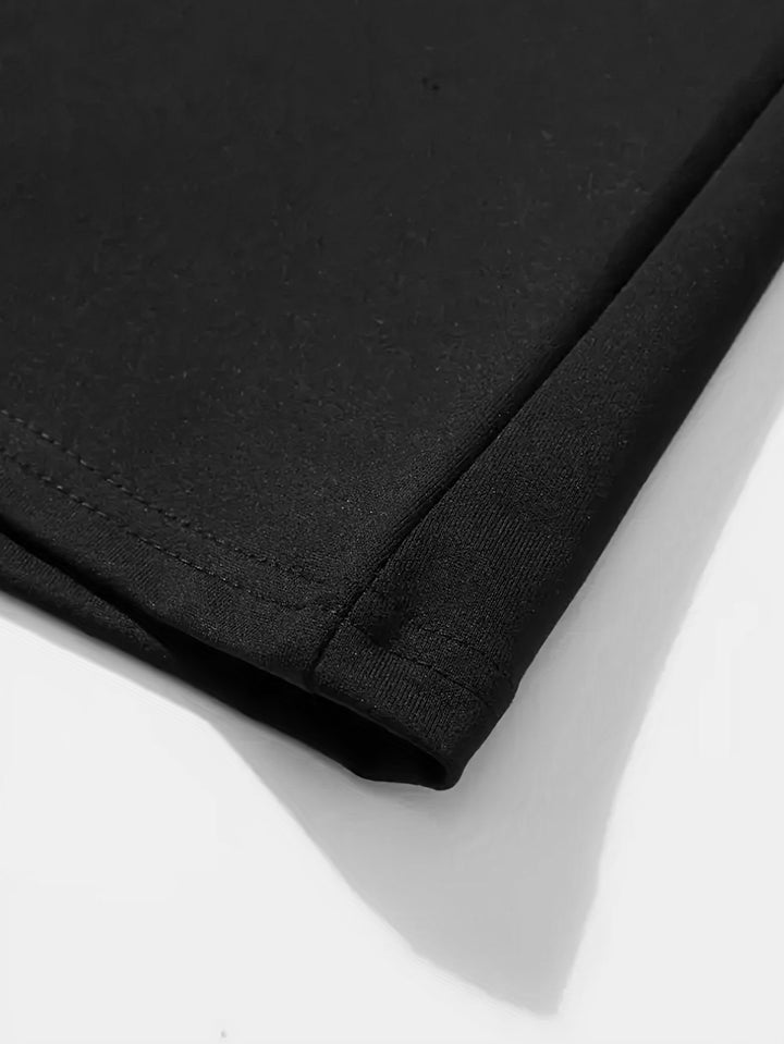 Schwarzes maxikleid mit mesh-armeln - Elena