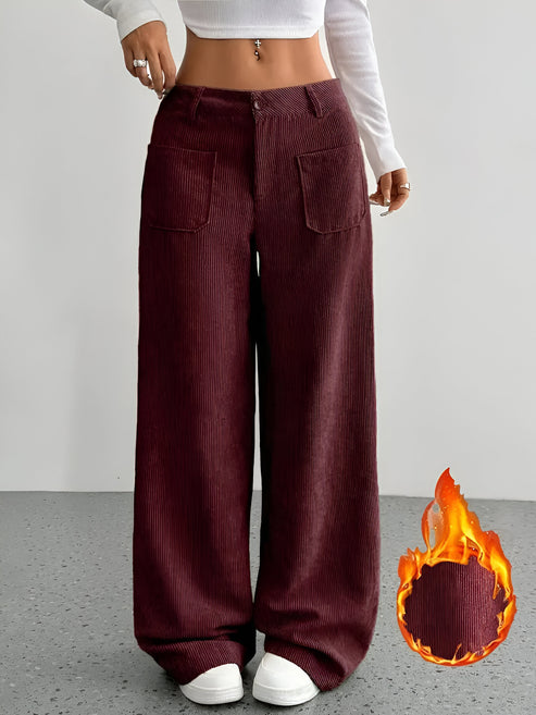 Sibylle | lässige cordhose mit weitem bein