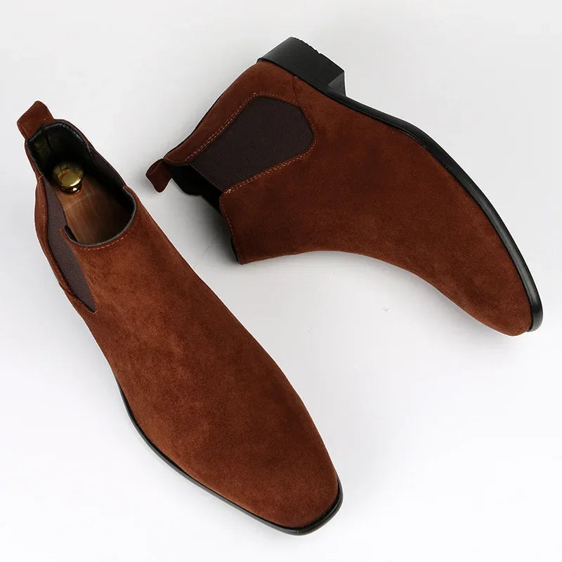 Hochwertige chelsea-stiefel für herren