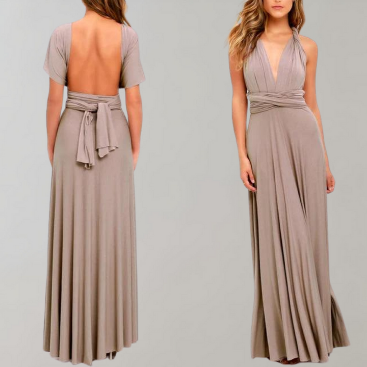 Multiway-wickelkleid für den sommer