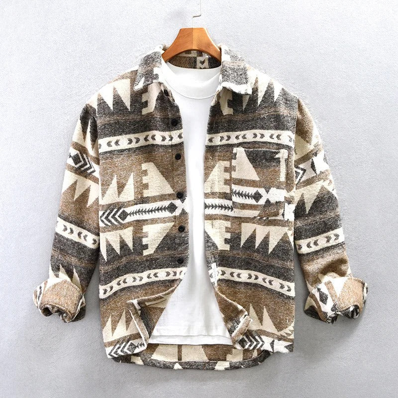 Kendrick - herrenflanellhemd im vintage-stil