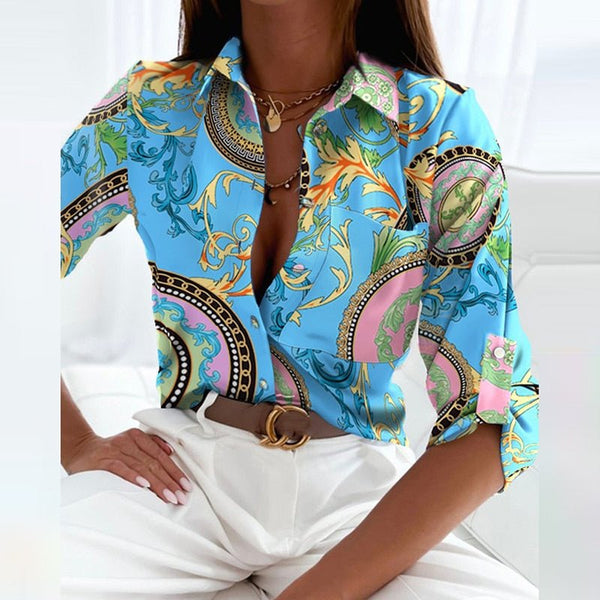 Violett - bluse mit wickelkragen