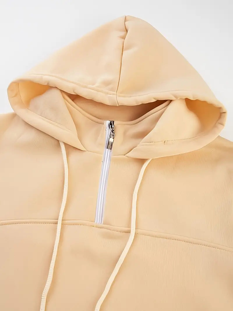 Larry – lässiger pullover mit 1/4-reißverschluss