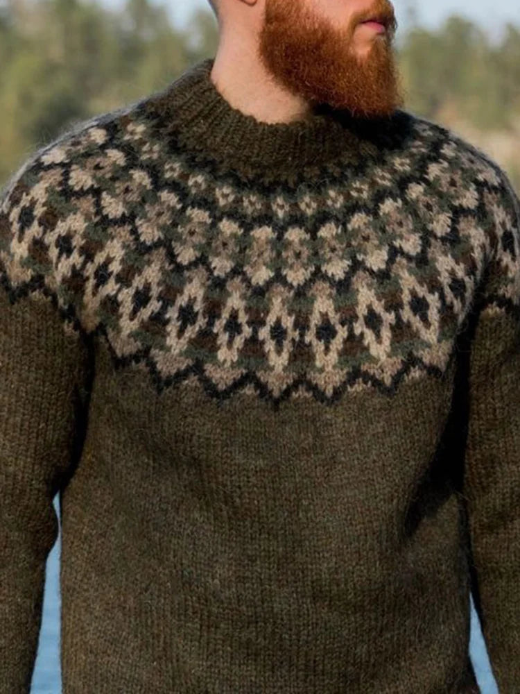 Benjamin – rundhalspullover für herren