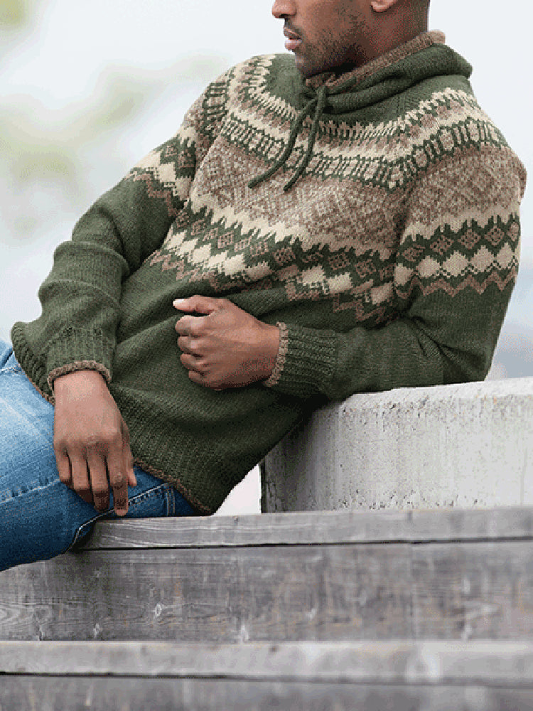 Robert - warmer kapuzenpullover für männer