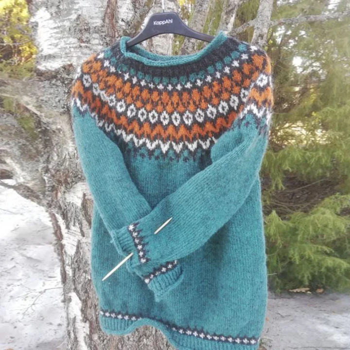 Soren – warmer pullover mit rundhalsausschnitt