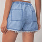 Eleanor – jeansshorts mit elastischem bund für frühling/sommer