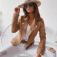 Felicia - damen-bikerjacke aus kunstleder