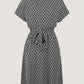 Julia – allover-kleid mit scheingürtel für den sommer