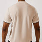 Michael – t-shirt mit vertikalem retro-streifenmuster