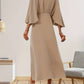Catherine – a-linien-kleid mit rüschenärmeln