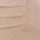 Isabella – asymmetrische fake-button-shorts für frühling und sommer