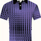 David – kurzärmliges golfhemd mit revers und kontrastierendem farbdesign
