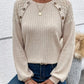Victoria – elegantes langarm-t-shirt mit rundhalsausschnitt