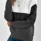 Natalie – farbblock-langarmpullover mit rundhalsausschnitt