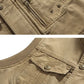 Herren vintage multi-taschen nutzweste