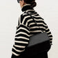 Natalie - gestreifter rollkragenpullover