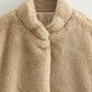 Zwillia - weiche teddybär-jacke für damen