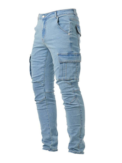Dean – slim-fit-cargos für herren