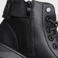 Elegante herrenstiefel aus leder in schwarz