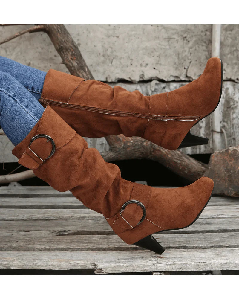 Weiche hohe stiefel für damen